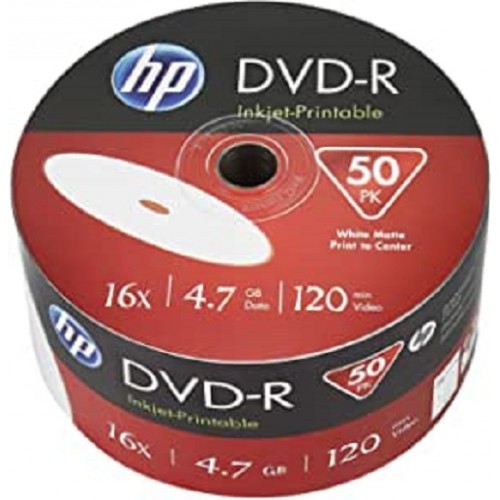 ДВД-Р 4.7GB|120min 16x , Wrap 50   HP